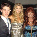 Linda Beck Delta Goodwin Nick Jonas at Michael Bolton Charities event Sept 2011